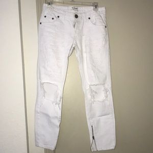 One X Teaspoon Womens Freebird Distressed Jeans